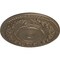 Ekena Millwork Rose Ceiling Medallion (Fits Canopies up to 13 1/2"), Hand-Painted Warm Silver, 33 7/8"OD x 2 3/8"P CM33ROWSS - alternate 3
